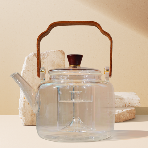 Portable Lift-Handle Teapot